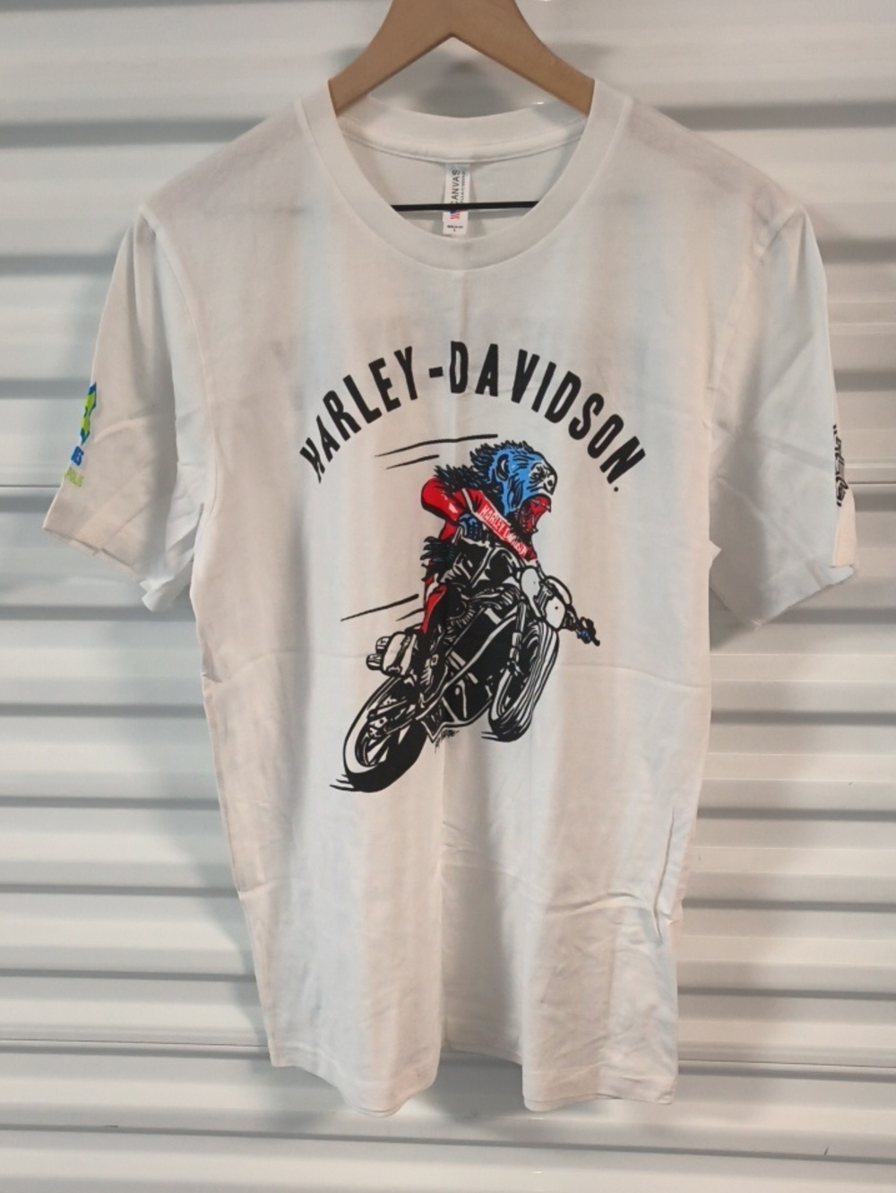 Harley Davidson Graphic #Ride Every Day Crewneck Short Sleeve T-Shirt L